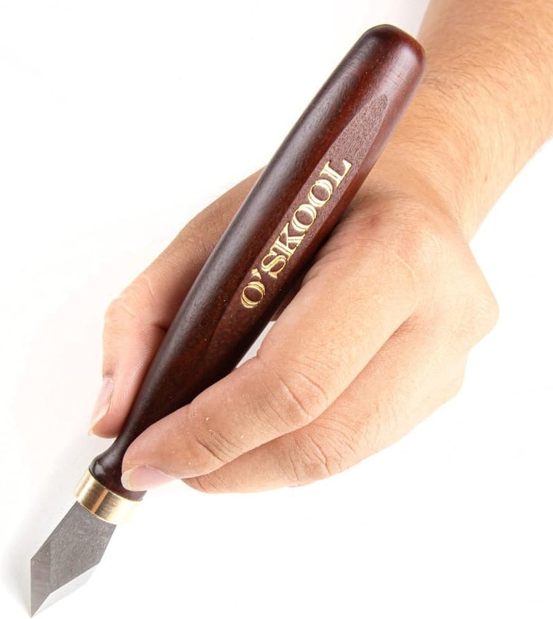 O'SKOOL Marking Knife High Speed Steel Blade Beechwood Handle - Precision and Durability for Professional Woodworkers, MAM016 - Image 5
